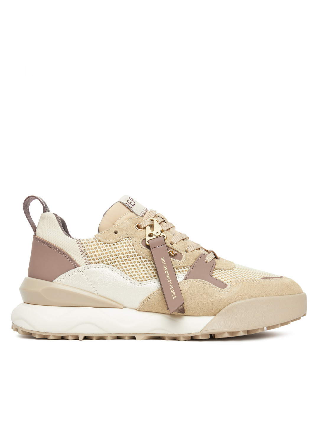Sneakersy REPLAY Field W Double 2 GWS9H 000 C0009L Béžová